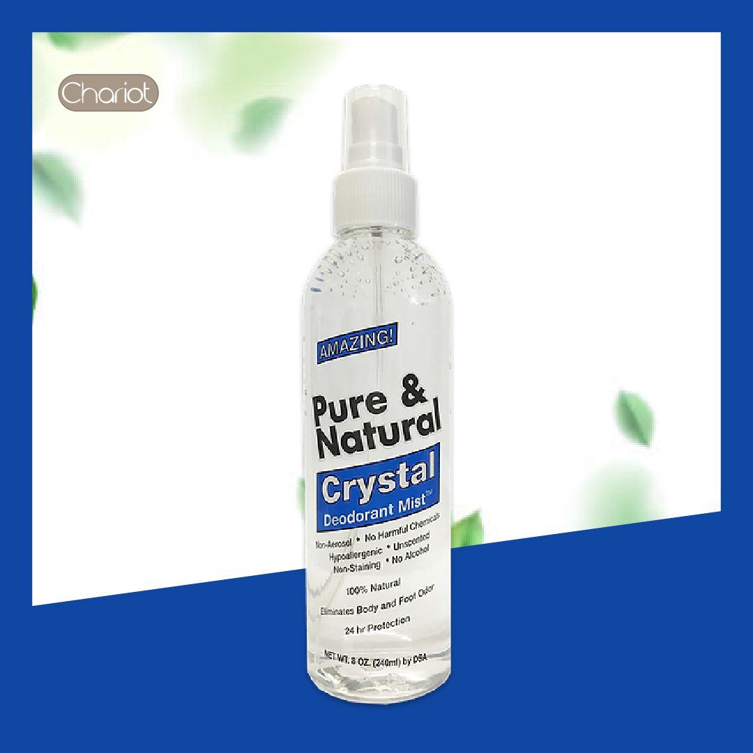 Pure&Natural 天然水晶体止汗消臭喷雾240ml香氛止汗无刺激温和版