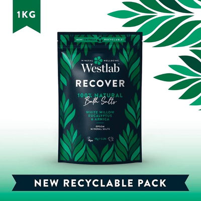 进口Westlab肌肉放松矿物浴盐精油配方白柳尤加利山金车泻盐配方