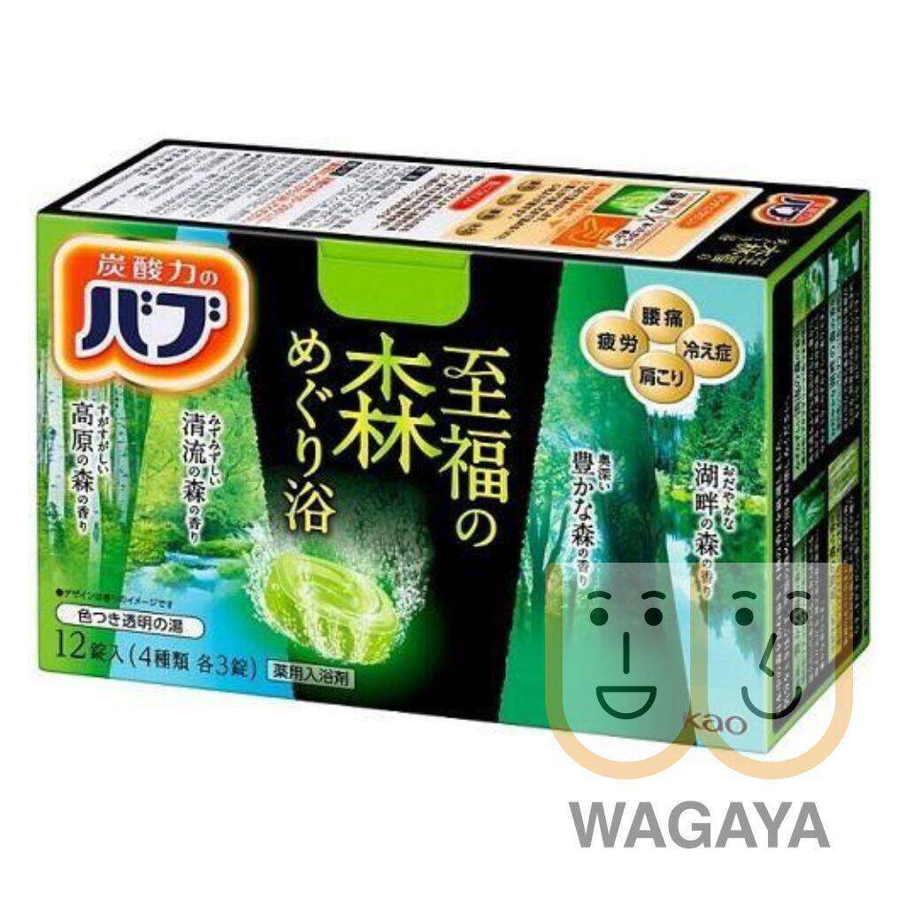 碳酸入浴剂至福的森林12锭4种类x3锭精心选择四种类型香水
