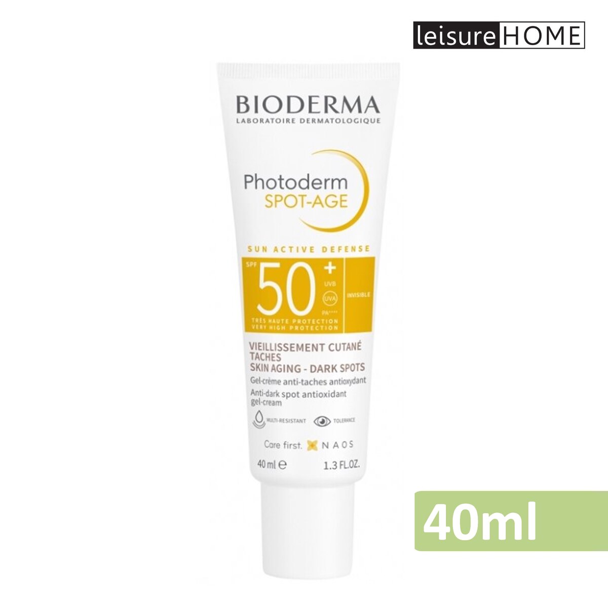 Bioderma户外出行防晒乳SPF50+户外旅行出行防紫外线香港进口40ml
