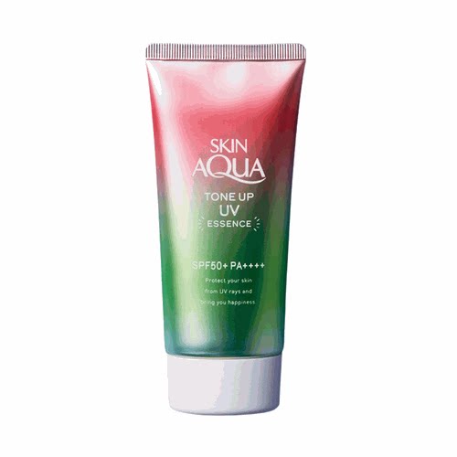 进口版SUNPLAY美肌防晒玫瑰粉润色防晒精华饰底乳SPF50+PA++++80g