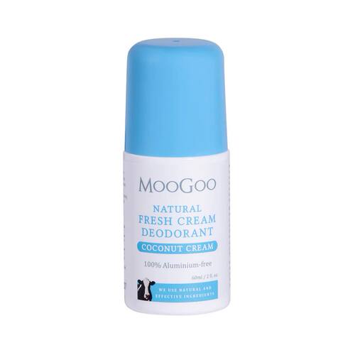 澳大利亚 MooGoo滚珠型止汗香体露60ml无铝成分3年保质期自然清新