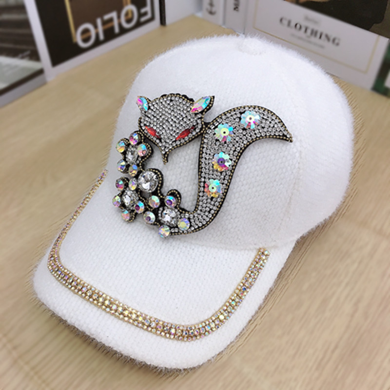 毛绒帽子女韩版秋冬天镶钻水钻棒球帽百搭显脸小加厚保暖鸭舌帽潮,服饰配件/皮带/帽子/围巾,帽子,淘宝优惠券,粉丝福利购,淘宝优惠卷