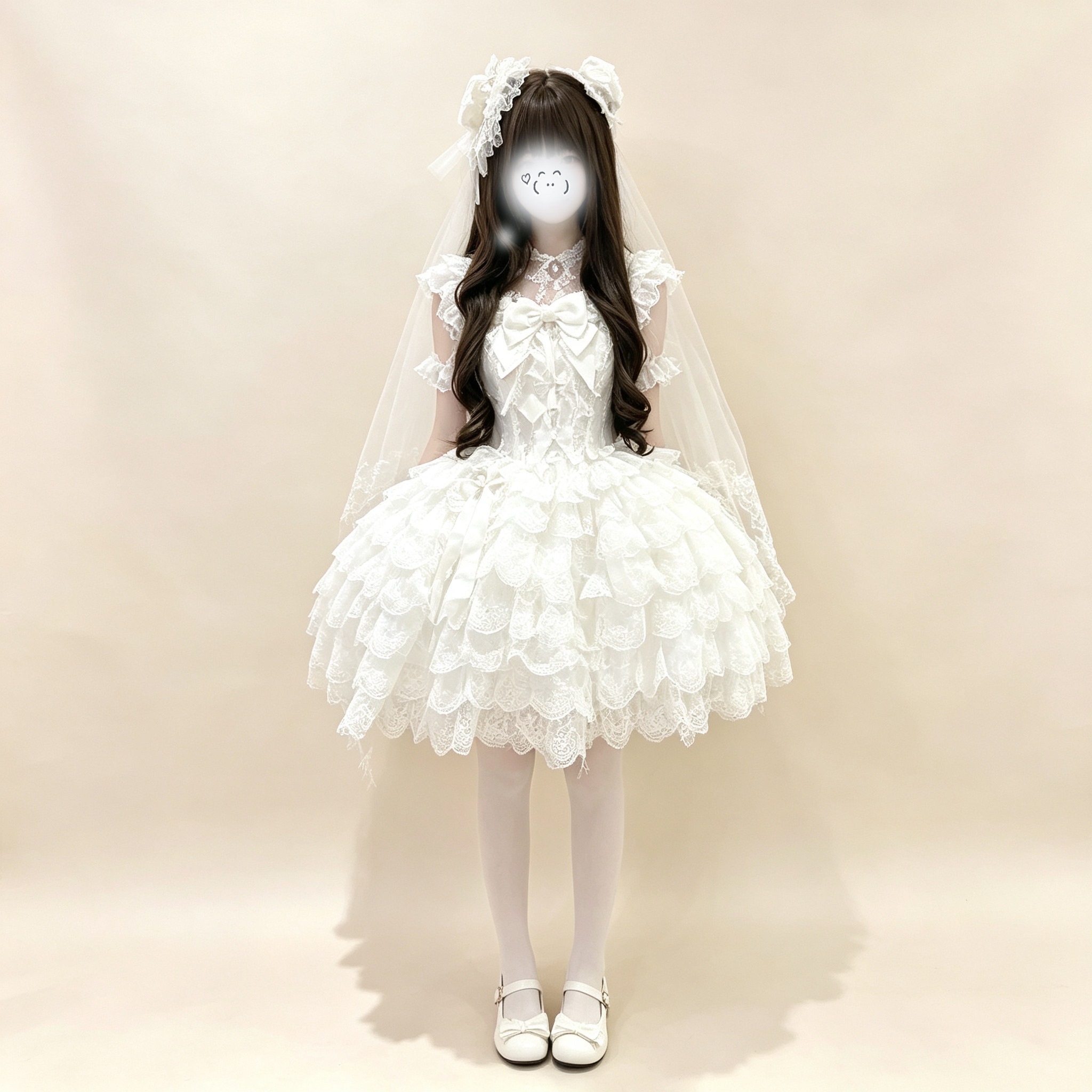 小熊千堆雪梨夏原创洛丽塔裙