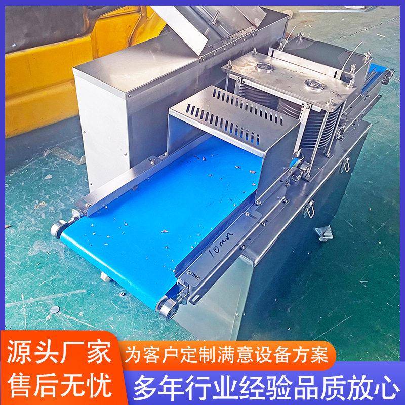 牛板筋开片机全自动变频水平切片机鸡鸭肉脯多层切片机厂家