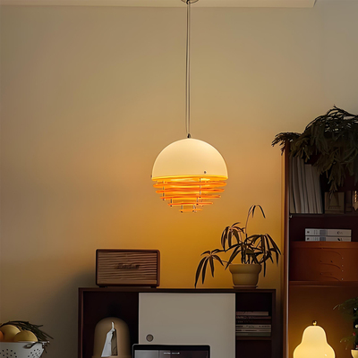 落日余晖中古奶油风餐厅吊灯包豪斯吧台阳台灯孟菲斯设计师氛围灯