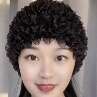 2025新款时尚包头帽女四季款洋气遮白发帽防风光头帽透气居家帽子