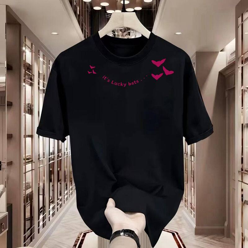 男士t恤痞帅美式重磅纯棉短袖T恤夏季ins潮牌圆领宽松半袖上衣潮