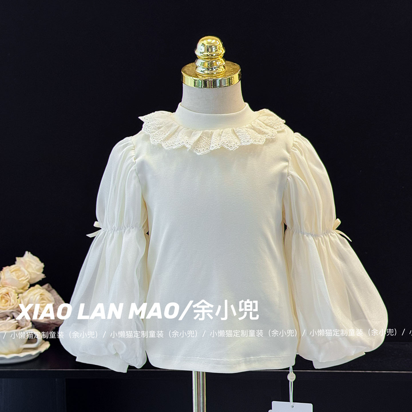 女童宝宝灯笼长袖打底衫百搭款