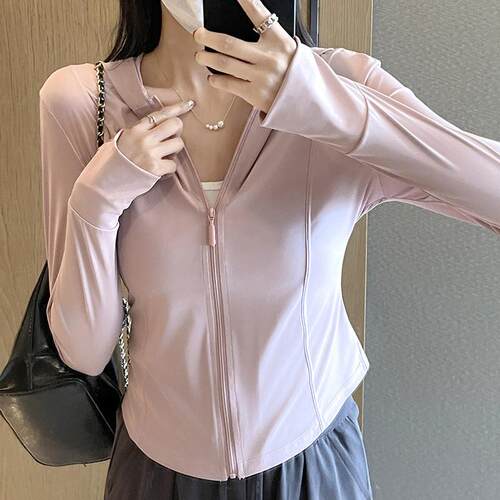 H266女防晒衣防紫外线夏季冰感透气皮肤衣户外薄款防晒服运动外套