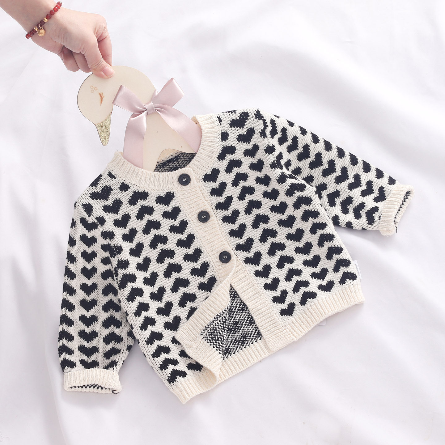 宝宝毛衣外套1岁女童针织开衫3月百天新生婴儿洋气外搭洋气春秋装,童装/婴儿装/亲子装,毛衣/针织衫,淘宝优惠券,粉丝福利购,淘宝优惠卷