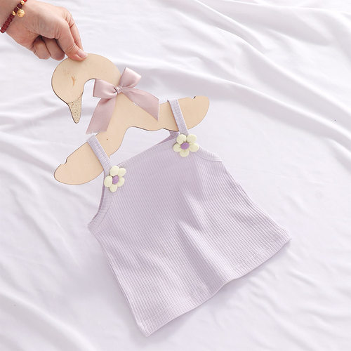女童纯棉吊带夏季宝宝背心