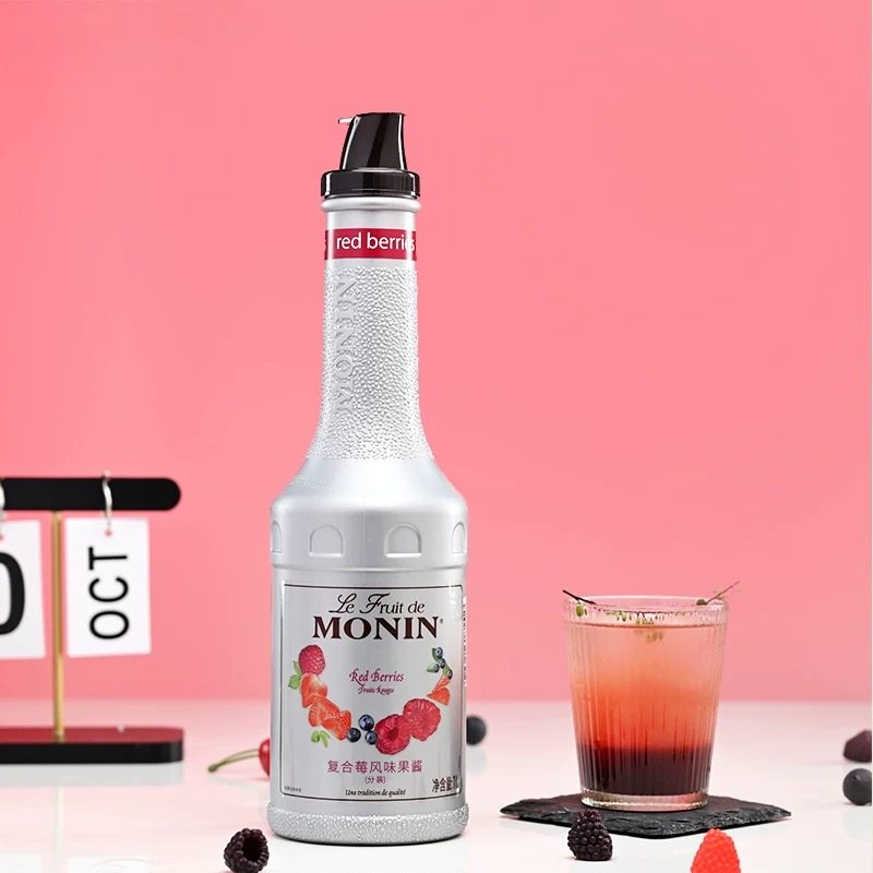 包邮莫林复合莓果酱 风味果泥糖浆果酱果茶果浆浓缩果汁