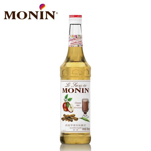 莫林MONIN肉桂苹果风味糖浆
