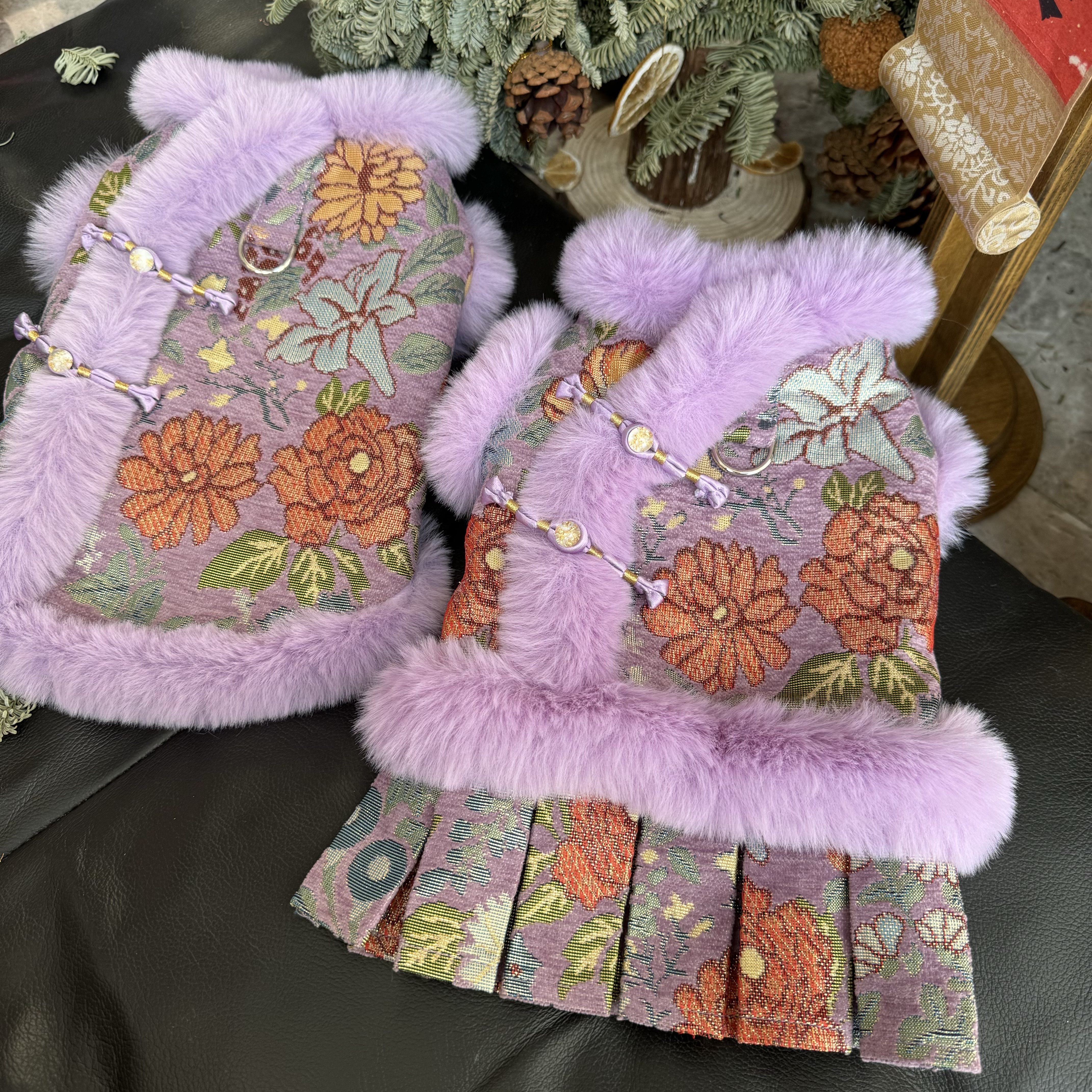 五只小白熊宠物衣服秋冬新款汉服马面裙过年新年马甲狗狗猫咪外套,宠物/宠物食品及用品,狗宠物服装/雨衣,淘宝优惠券,粉丝福利购,淘宝优惠卷