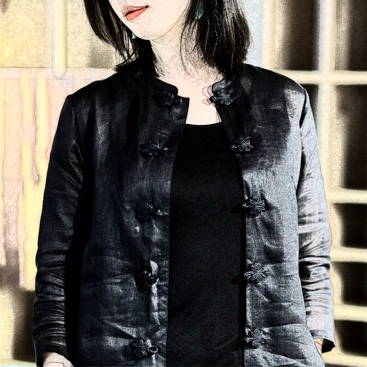 Ñż¯×ÔÖÆ ÖÐʽ¸´¹ÅÎÄÒÕÅÌ¿ÛÜÑÂé³ÄÉÀÉÏÒÂÖг¤¿î¿ªÉÀ¿íËÉÃÞÂéÅ®×°