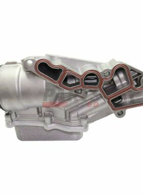 适用奔驰272 机油散热器 C300E300S350ML350GL450GLK300 机滤底座