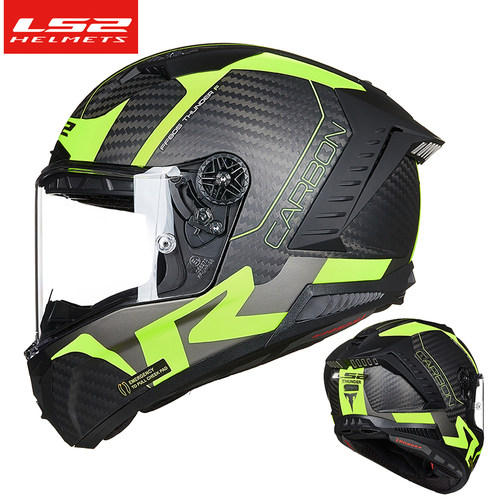 LS2碳纤维机车全盔雷霆奉FF805
