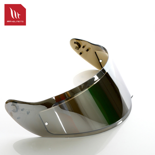 西班牙MT头盔镜片雷神3蛇纹碳纤街霸起源茶色彩色F17/空5/6代镜片