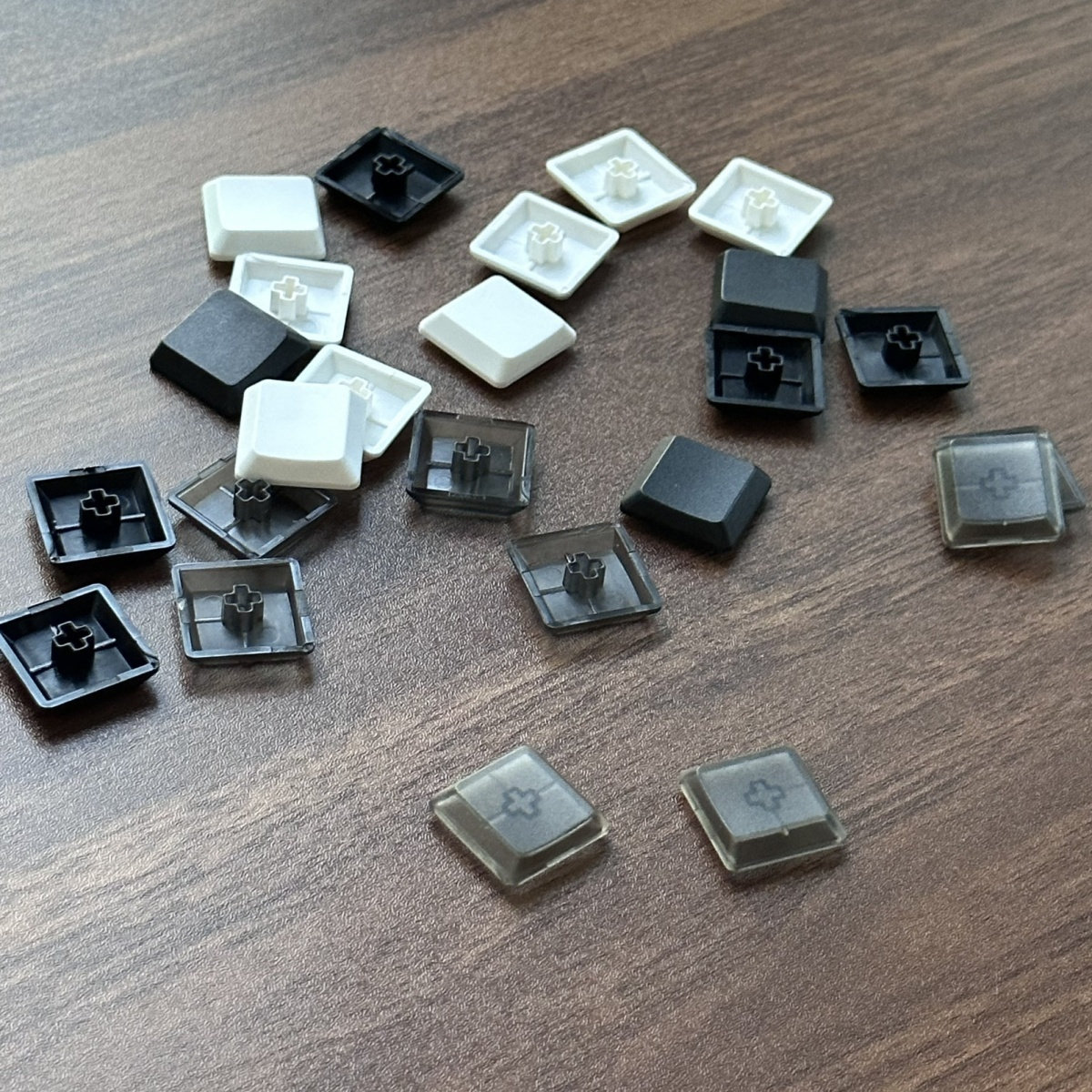 无刻矮轴键帽 PBT适配凯华十字MX轴机械键盘单颗丢键替补配件