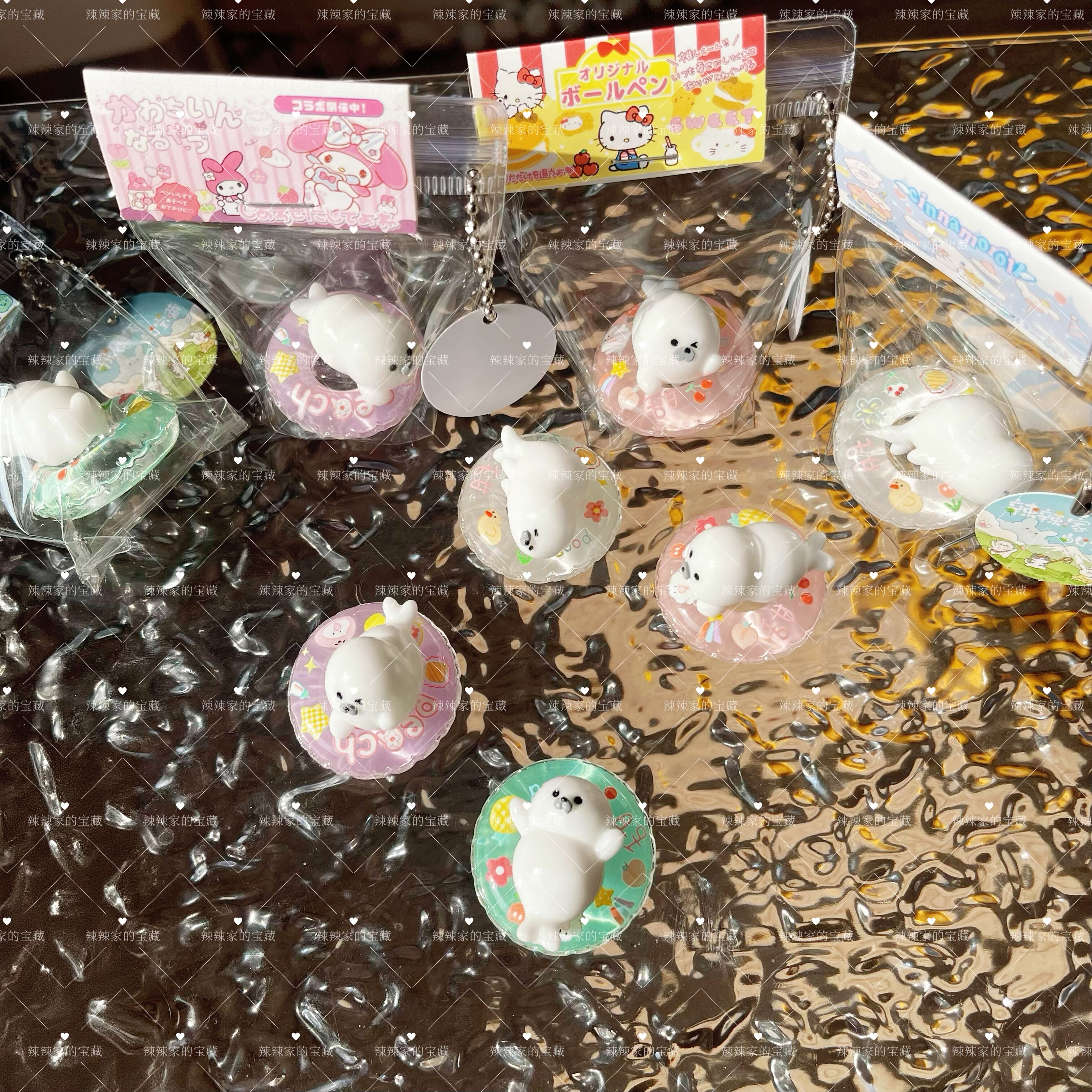 可爱小海豹泳圈迷你捏捏小鼻嘎高颜值