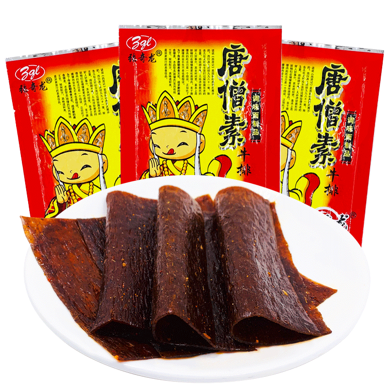 张奇龙50包老式大辣片怀旧唐僧肉