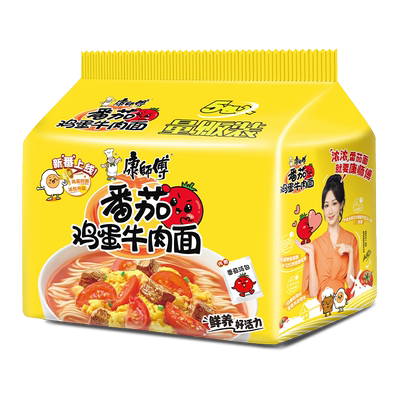 康师傅番茄鸡蛋面袋装