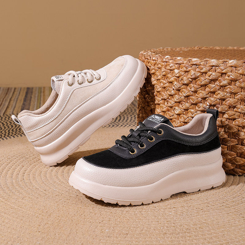 新款时尚百搭复古休闲板鞋软底增高舒适女鞋25539,女鞋,休闲板鞋,淘宝优惠券,粉丝福利购,淘宝优惠卷