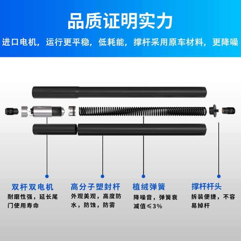 适用于奇瑞瑞虎7瑞虎5X瑞虎8捷途X70星途TXL中华V6V7电动尾门改装
