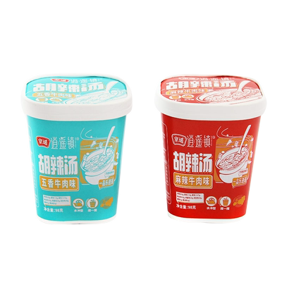 京遥水冲免煮美食桶装整箱胡辣汤
