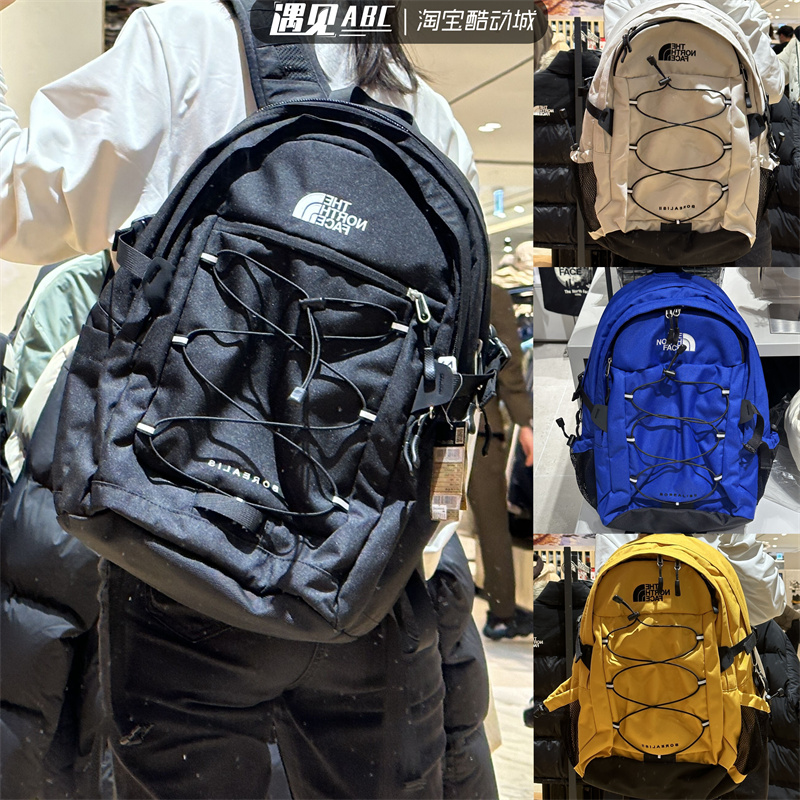 THENORTHFACE北面新双肩多口袋旅行露营徒步电脑书包背包NM2DQ04