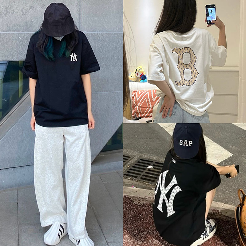 MLB短袖情侣时尚T恤百搭