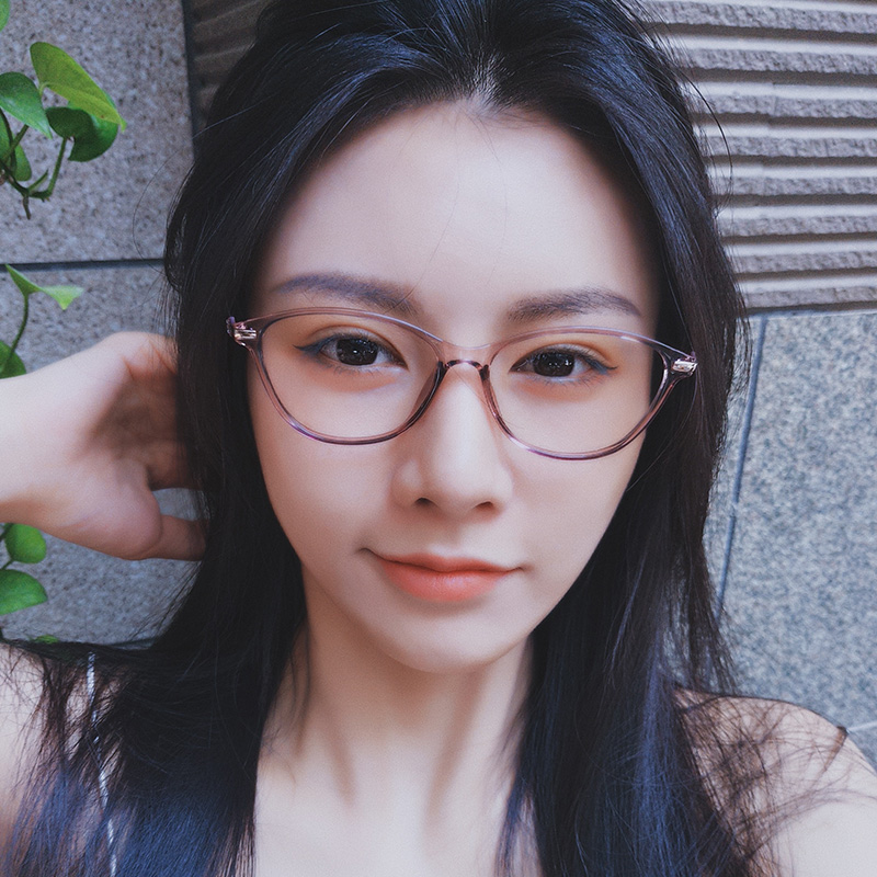 复古TR90文艺高度数可配小框