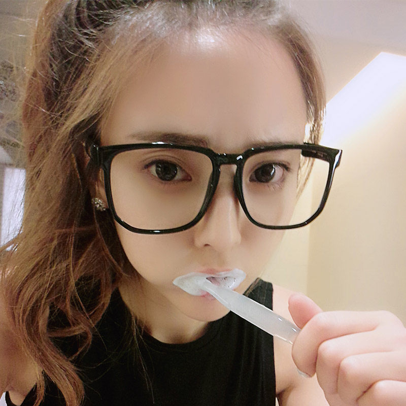 韩国tr90超轻超大眼镜架可配近视眼睛圆脸镜框潮女素颜修脸眼镜男