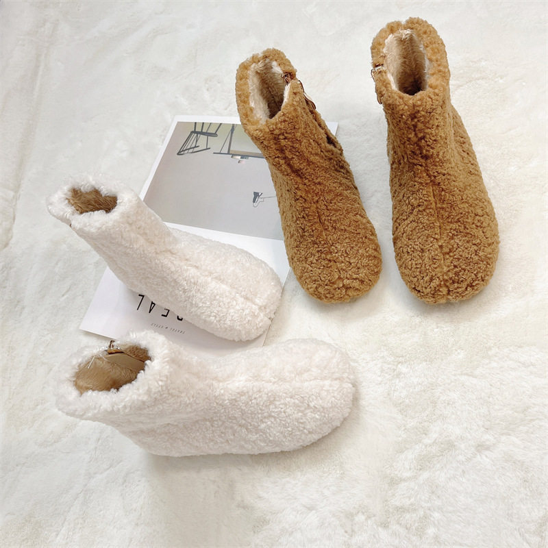 儿童雪地靴加绒保暖宝宝棉靴2025冬季款女童短靴羊糕毛软底毛毛靴,童鞋/婴儿鞋/亲子鞋,雪地靴,淘宝优惠券,粉丝福利购,淘宝优惠卷