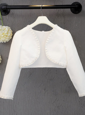 女童披肩短款开衫儿童礼服外套