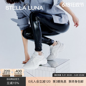 网布黑色休闲厚底老爹鞋 STELLA LUNA女鞋 明星同款 运动鞋 春夏季