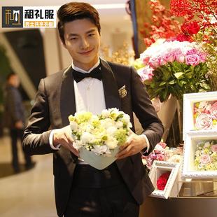 西装租赁上海男士礼服租赁主持人年会结婚新郎伴郎西服商务正装借