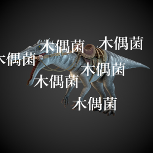 非实物C622 怪物恐龙人物坐骑骨骼绑定带动作文件 c4d fbx格式