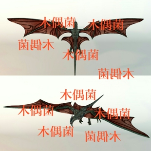 非实物C63 飞龙动物怪兽龙怪骨骼绑定带动作文件模型 c4d fbx格式