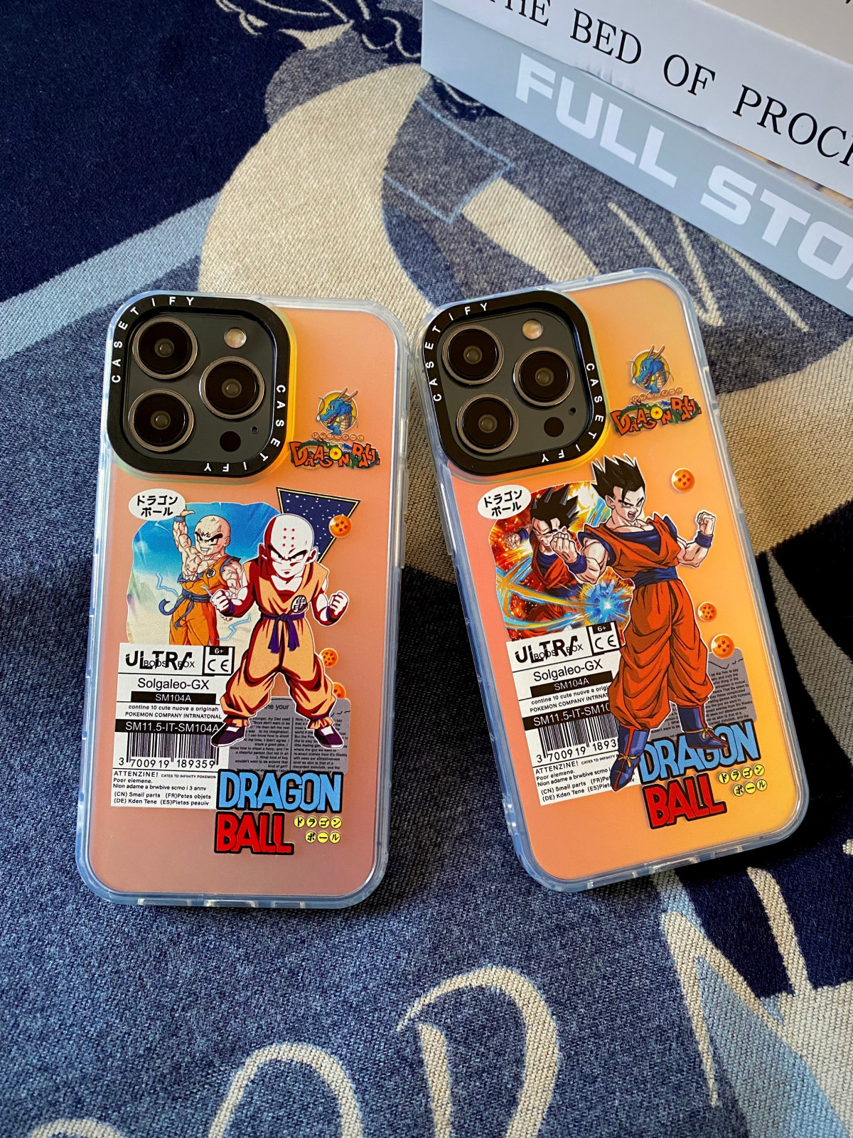 casetfy龙珠z悟饭克林手机壳适用iphone15promax镭射13渐变苹果14动漫