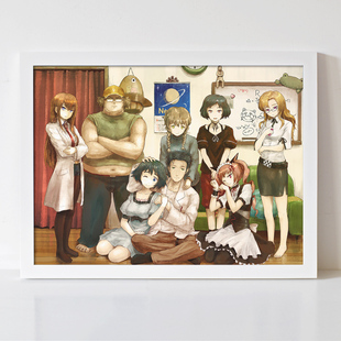 命运石之门0 牧濑红莉栖 椎名真由理 阿万音铃羽 周边 海报挂画