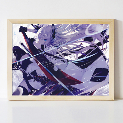 碧蓝航线 阿尔萨斯 圣路易斯 拉菲 信浓 周边 海报壁画 挂画挂件