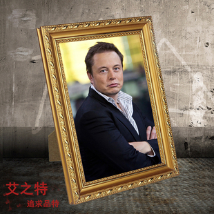 埃隆马斯克海报摆台挂画带框头像画像照片壁纸相片装饰画墙贴定制