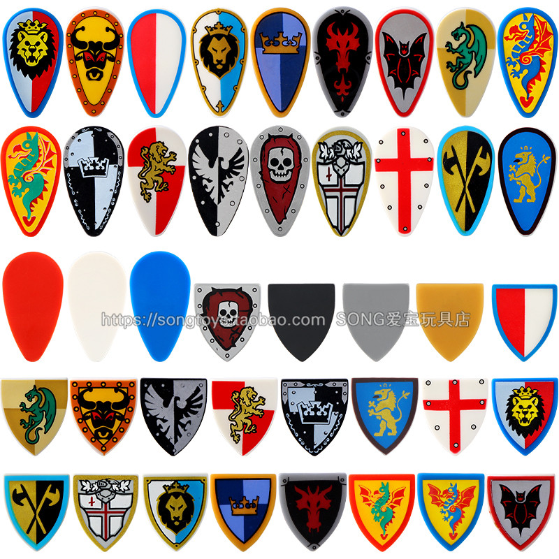 第三方MOC中世纪城堡骑士中古人仔配件武器零件盾牌拼装积木玩具在类目 玩具/童车/益智/积木/模型, 串珠/拼图/配对/拆装/敲打玩具, 建构/拼插积木中 - 来自Buy2taobao.com提供专业的淘宝代购服务