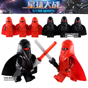 星球大战小人仔 拼装积木黑武士 白兵克隆人士兵人偶兼容乐高
