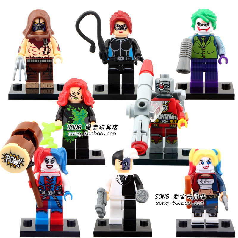 欣宏X0113DC反派小丑毒藤女双面人死亡射手稻草人积木人仔玩具在类目 玩具/童车/益智/积木/模型, 串珠/拼图/配对/拆装/敲打玩具, 建构/拼插积木中 - 来自Buy2taobao.com提供专业的淘宝代购服务