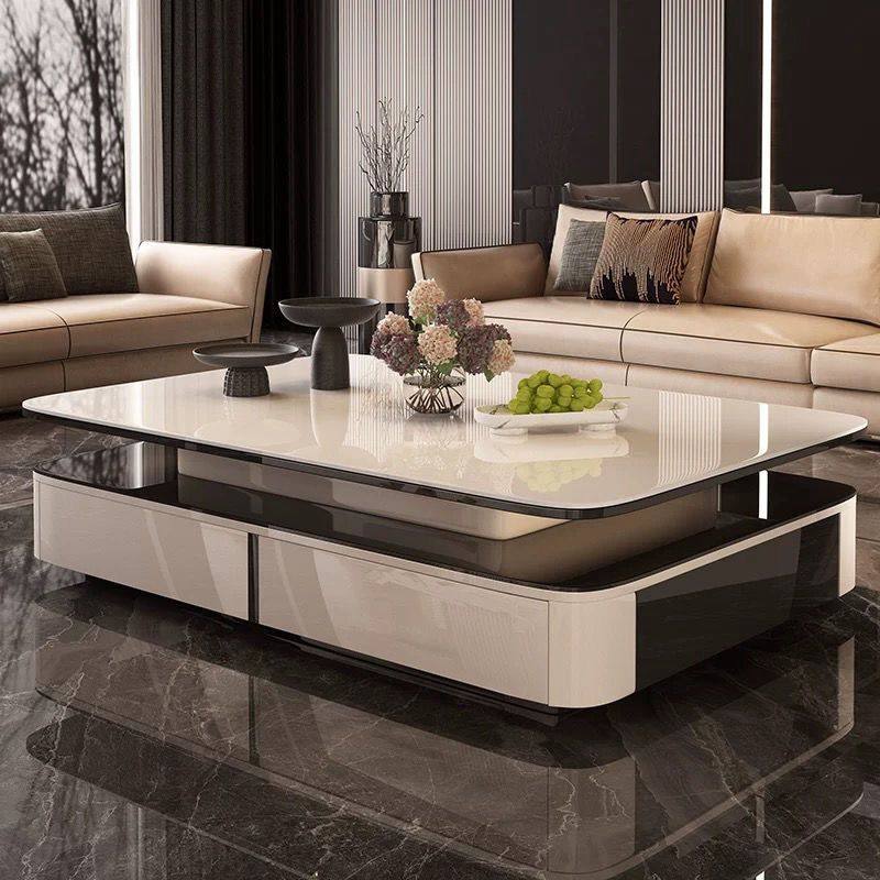 轻奢2025茶几客厅家用新款简约小户型现代高级玻璃茶桌岩板,住宅家具,茶几,淘宝优惠券,粉丝福利购,淘宝优惠卷