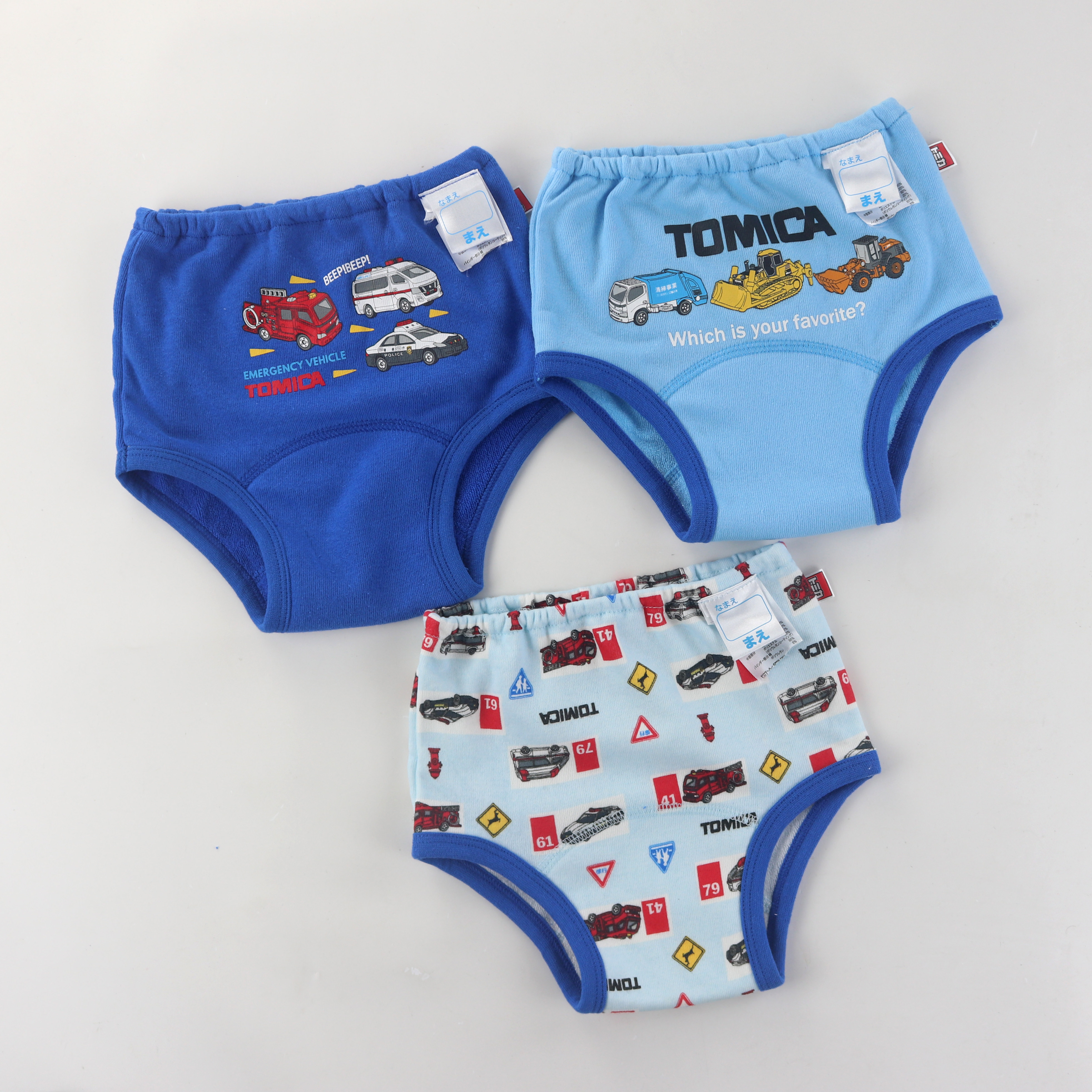 日单多美ka宝宝学习裤3层隔尿裤婴儿大小便训练裤布尿裤90-110