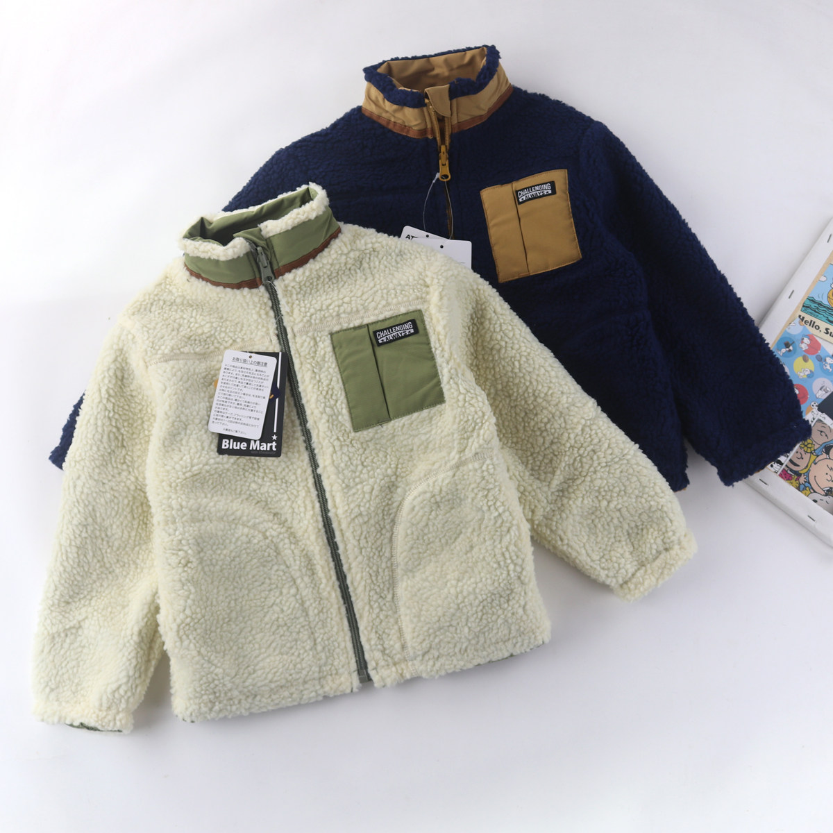 日单秋冬儿童外套双面可穿羊羔绒防风外套男保暖上衣110-130,童装/婴儿装/亲子装,普通外套,淘宝优惠券,粉丝福利购,淘宝优惠卷